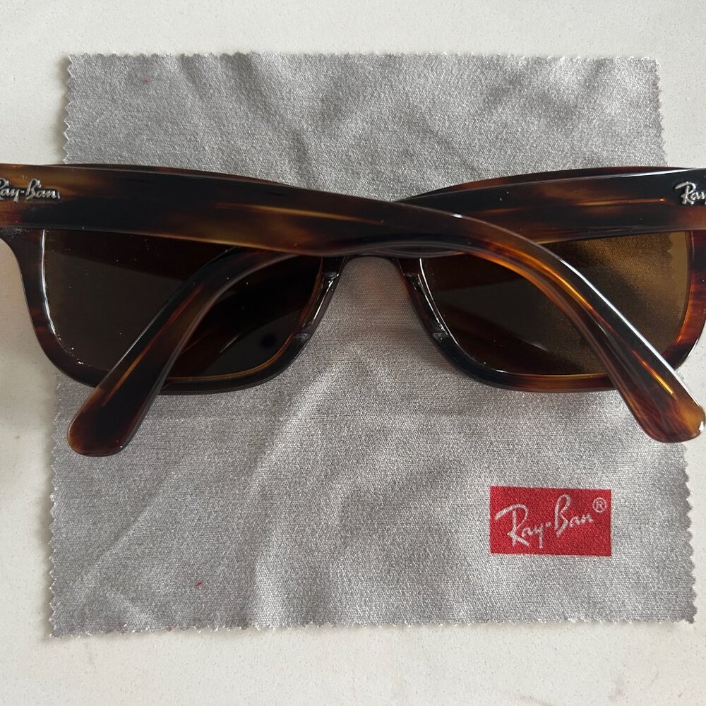 RAYBAN Mr Burbank RB2283 Sunglasses Tortoise Shell Frames Brown Lenses *NICE*
